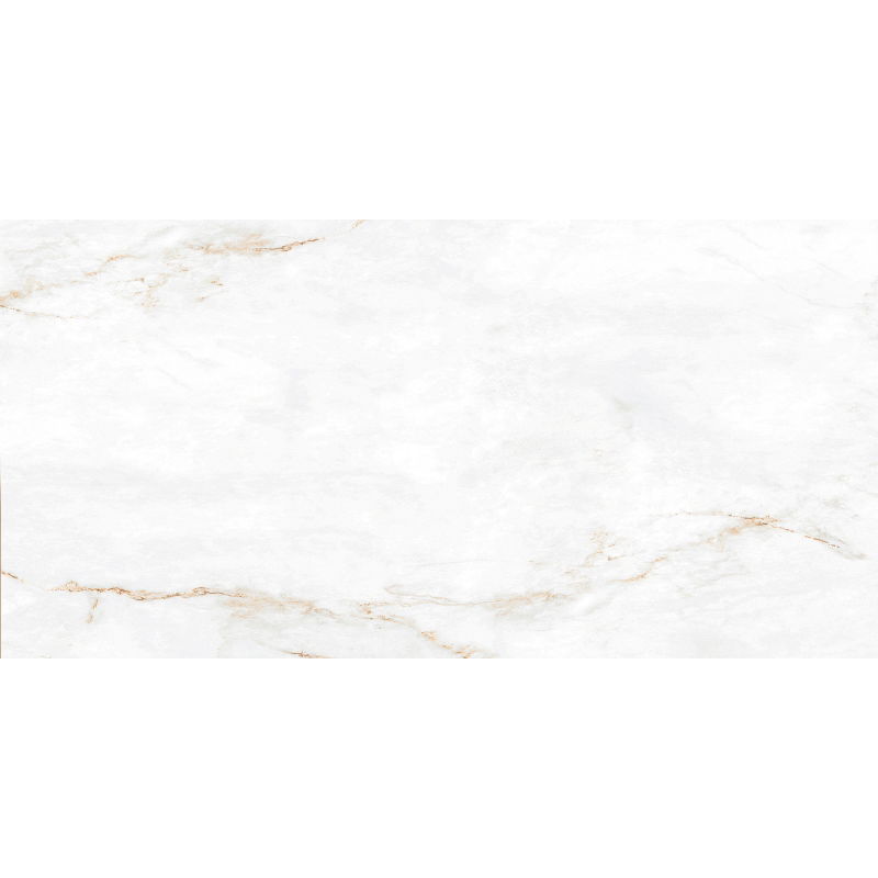 Mexen Brakel White glazed rectified G1 gres sample, floor and wall tile, gloss - TL110-01-S