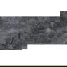 Mexen Eternity Black glazed rectified stoneware sample tile G1, floor-wall tile, glossy - TL112-02-S