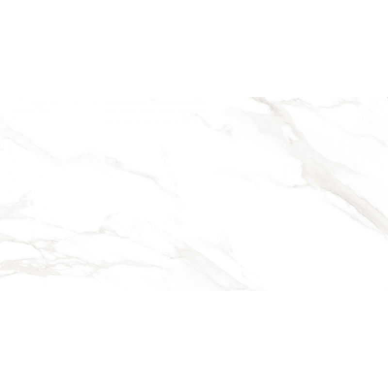 Mexen Luton Bianco glazed rectified porcelain tile sample. Floor-wall tile, glossy - TL113-00-S