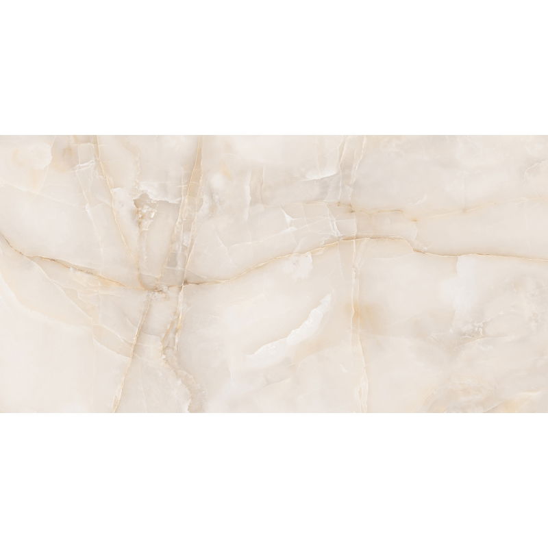 Mexen Robins Beige Sample of Rectified Glazed Porcelain Tile, Floor-Wall Tile, Glossy - TL119-01-S
