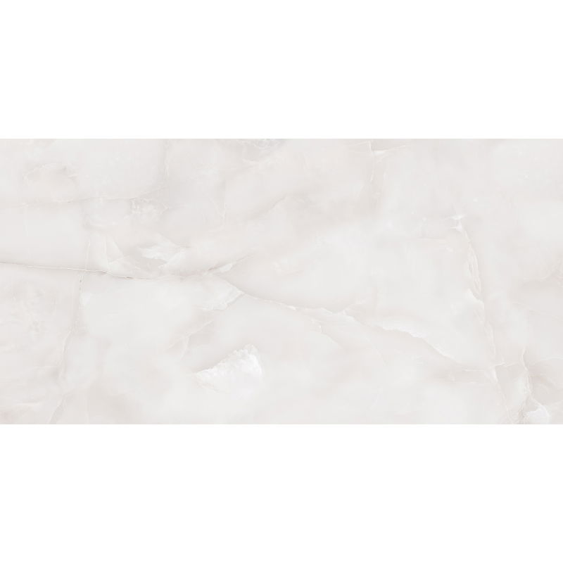 Mexen Robins Bianco sample of glazed rectified porcelain, floor-wall tile, gloss - TL119-02-S