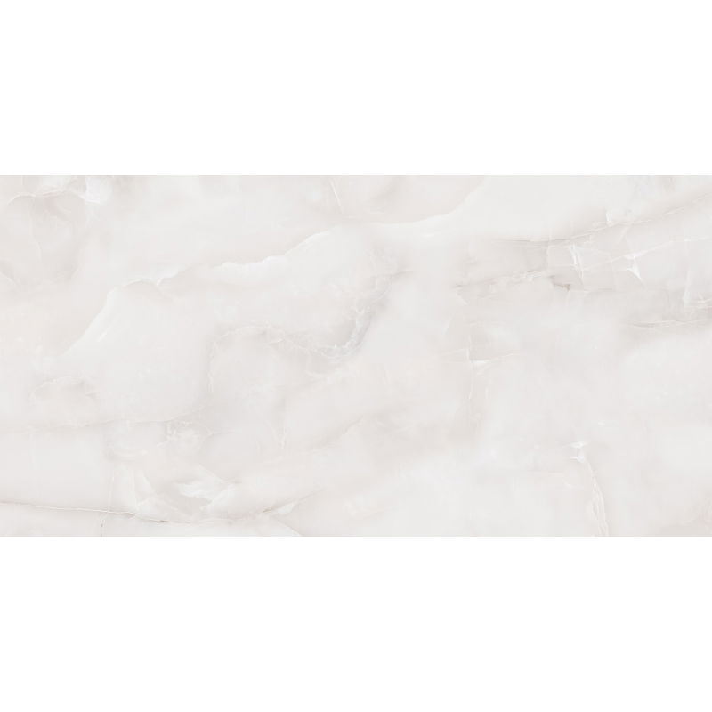 Mexen Robins Bianco sample of glazed rectified porcelain, floor-wall tile, gloss - TL119-02-S