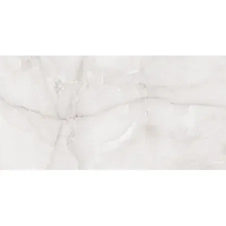 Mexen Robins Bianco sample of glazed rectified porcelain, floor-wall tile, gloss - TL119-02-S