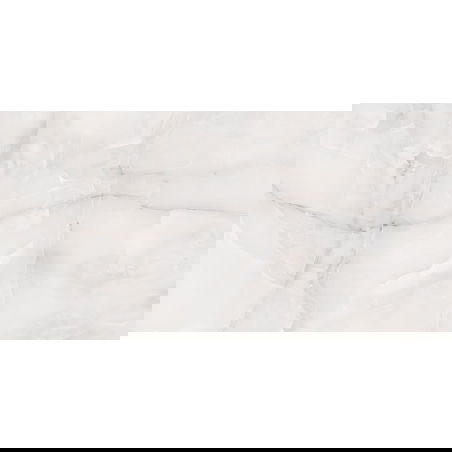 Mexen Robins Bianco sample of glazed rectified porcelain stoneware, floor-wall tile 120 x 60 cm, gloss - TL119-02-S