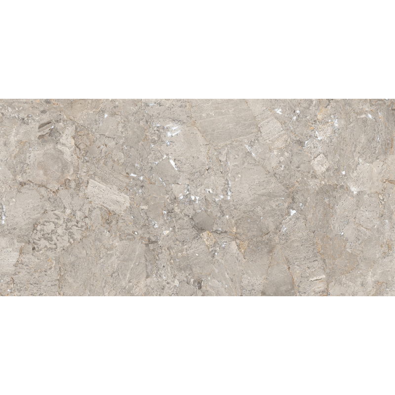 Mexen Artistic Gray glazed rectified stoneware sample G1, floor-wall tile 120 x 60 cm, glossy - TL121-00-S