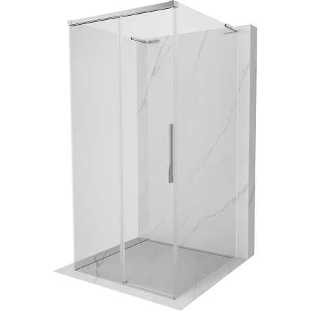 Mexen Rox-3S L 3-sided sliding shower cabin 90 x 90 cm, transparent, chrome - 8C2L-090-090-01-00-3S