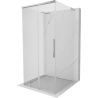 Mexen Rox-3S L 3-sided sliding shower cabin 90 x 90 cm, transparent, chrome - 8C2L-090-090-01-00-3S