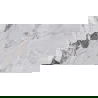 Mexen Limos Grey Sample of Glazed Rectified Gres Tile G1, Floor and Wall Tile, Glossy - TL127-01-S