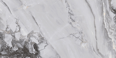 Mexen Limos Grey Sample of Glazed Rectified Gres Tile G1, Floor and Wall Tile, Glossy - TL127-01-S