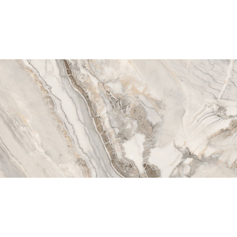Mexen Limos Natural glazed rectified porcelain stoneware sample G1, floor-wall tile 120 x 60 cm, gloss - TL127-02-S