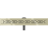 Mexen Flat 360° M01 Rotating Linear Drain 60 cm, Gold - 1520060-40