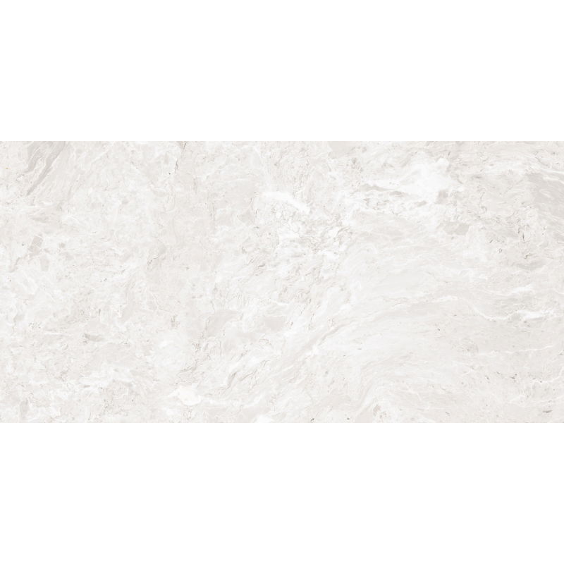 Mexen Iconic Bianco sample of glazed rectified stoneware G1, floor-wall tile 120 x 60 cm, gloss - TL128-00-S