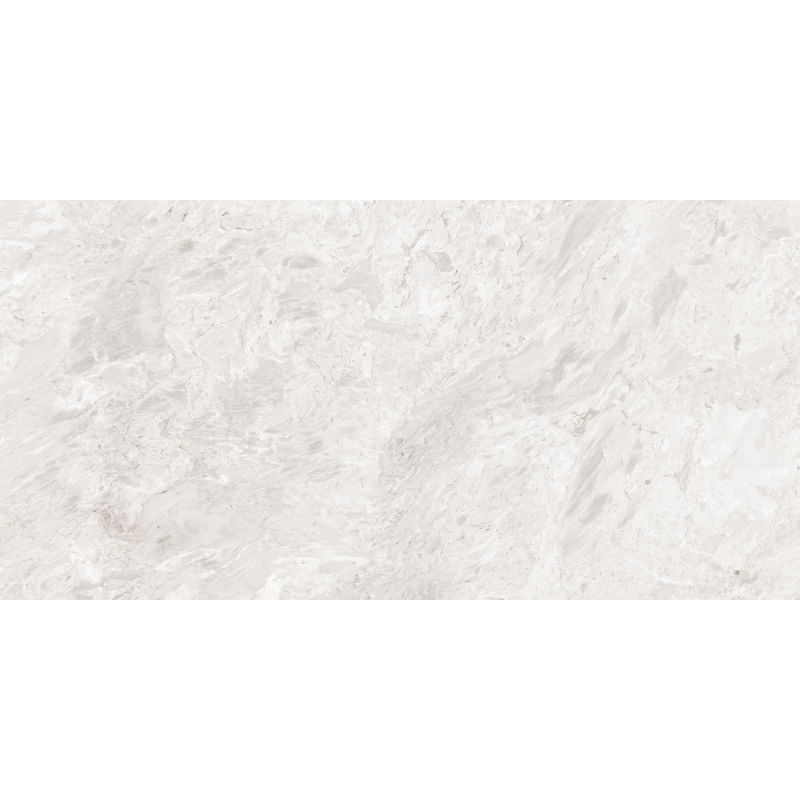 Mexen Iconic Bianco glazed porcelain tile sample rectified G1, floor-wall tile, gloss - TL128-00-S