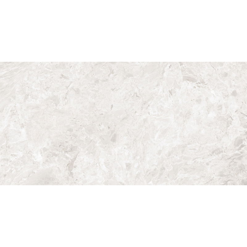 Mexen Iconic Bianco glazed porcelain tile sample rectified G1, floor-wall tile, gloss - TL128-00-S