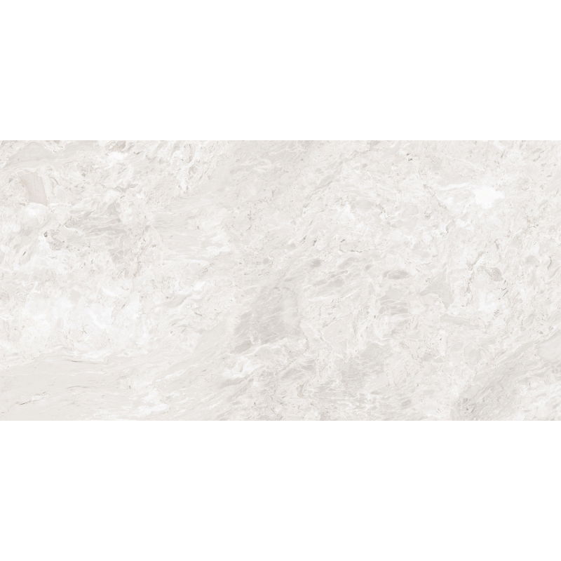 Mexen Iconic Bianco glazed porcelain tile sample rectified G1, floor-wall tile, gloss - TL128-00-S