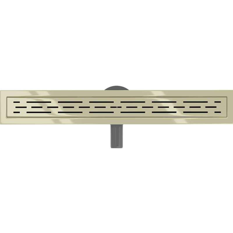 Mexen Flat 360° M01 Rotary Linear Drain 70 cm, Gold - 1520070-40