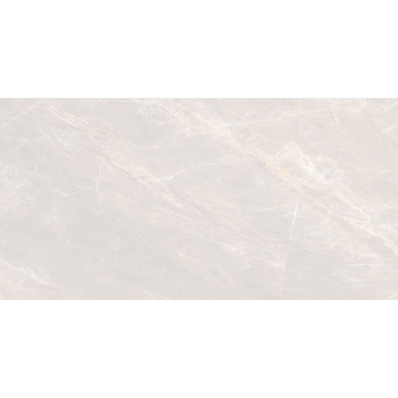Mexen Brazilian Bianco sample of rectified glazed porcelain stoneware, floor-wall tile 120 x 60 cm, gloss - TL131-01-S