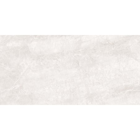 Mexen Quetta Bianco glazed rectified porcelain tile sample G1, floor-wall tile 120 x 60 cm, gloss - TL136-00-S