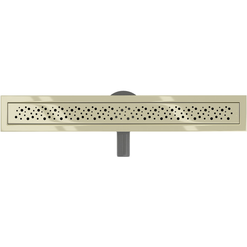 Mexen Flat 360° M12 50 cm Rotating Linear Drain, Gold - 1521050-40