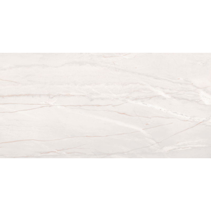 Mexen Resh Bianco sample of glazed rectified porcelain stoneware, floor-wall tile 120 x 60 cm, gloss - TL143-00-S