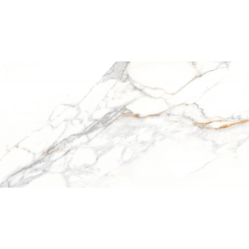 Mexen Agata White glazed rectified G1 gres sample, floor-wall tile, gloss - TL144-00-S