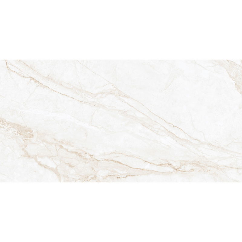Mexen Rayas Beige sample of glazed rectified porcelain stoneware, floor and wall tile 120 x 60 cm, gloss - TL147-00-S