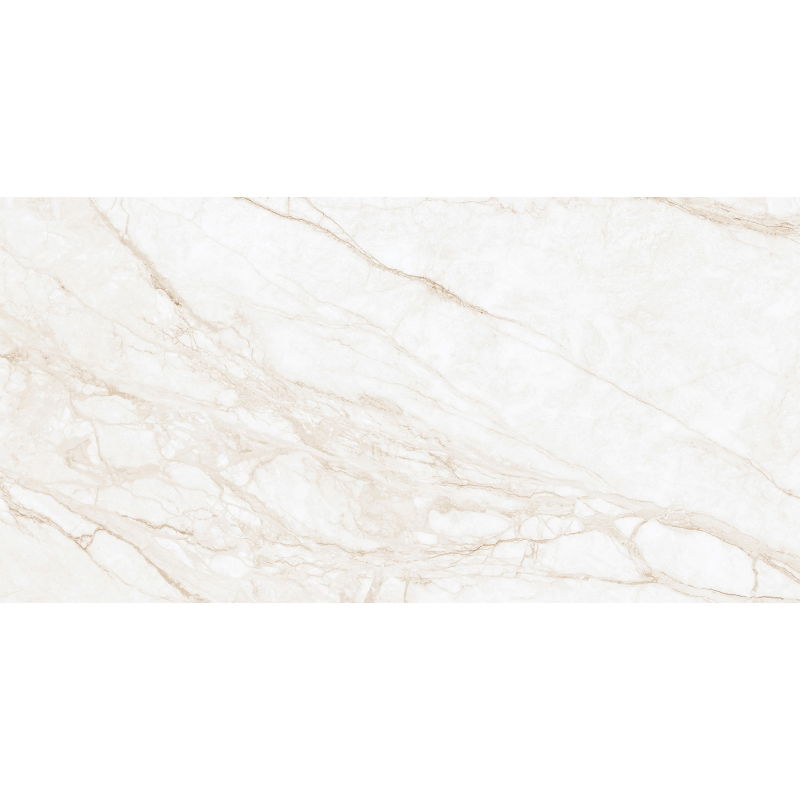 Mexen Rayas Beige sample of glazed rectified porcelain stoneware, floor and wall tile 120 x 60 cm, gloss - TL147-00-S