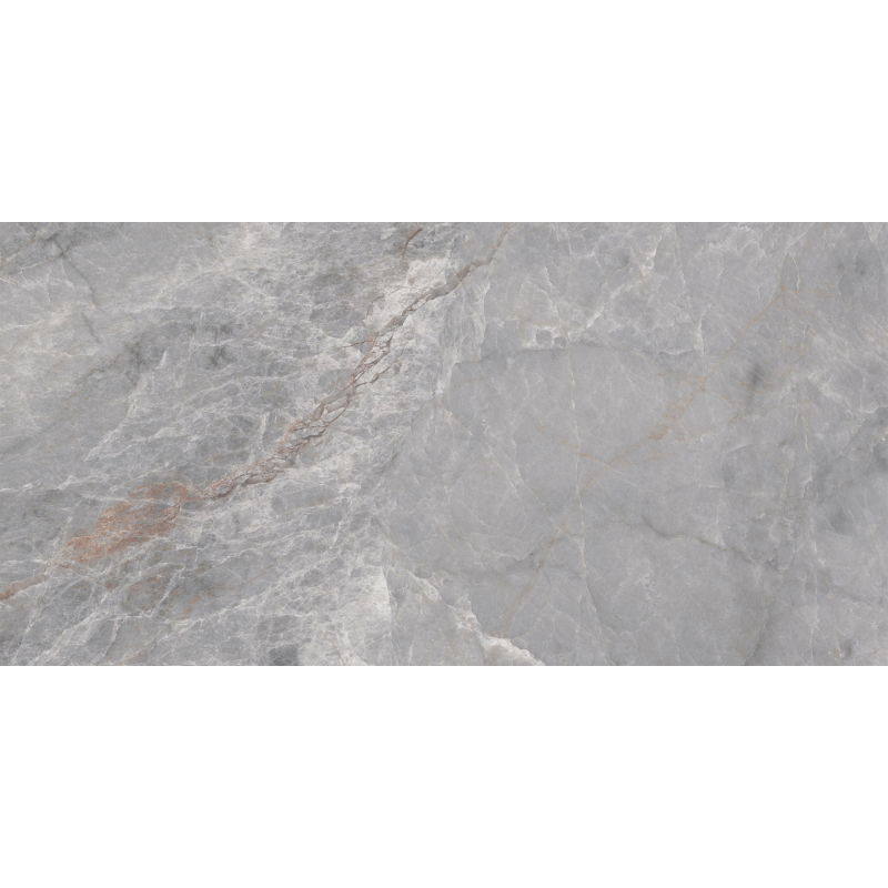 Mexen Tens Grey Glazed Rectified Porcelain Tile Sample G1, Floor-Wall Tile, Glossy - TL148-01-S