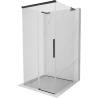 Mexen Rox-3S L 3-wall sliding shower cabin 120 x 120 cm, transparent, black - 8C2L-115-120-70-00-3S - 8C2L-120-120-70-00-3S
