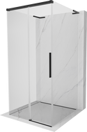 Mexen Rox-3S L 3-sided sliding shower cabin 120 x 120 cm, transparent, black - 8C2L-115-120-70-00-3S - 8C2L-120-120-70-00-3S