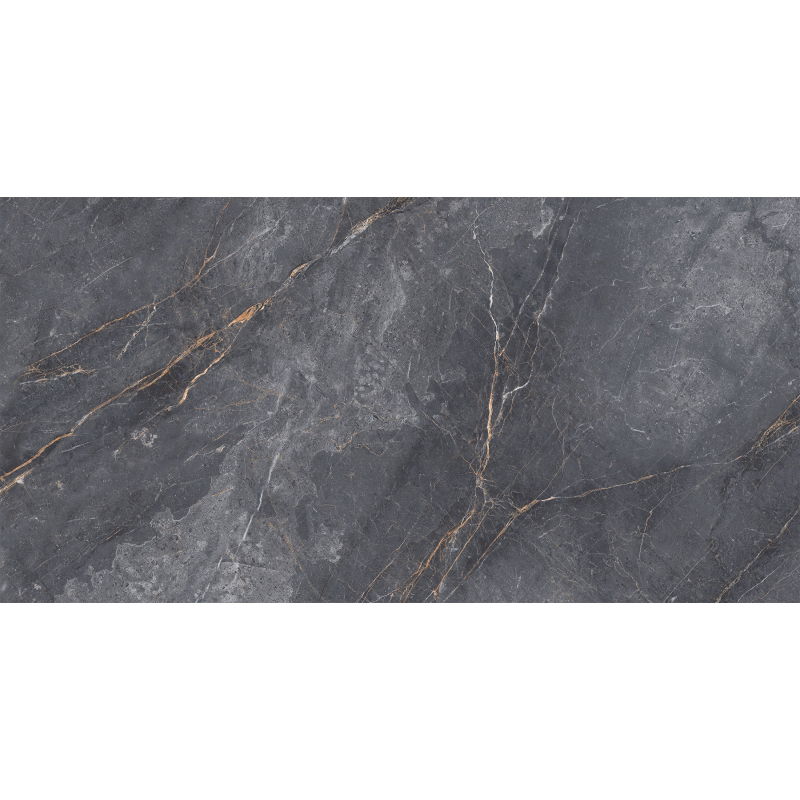 Mexen Walcey Charcoal sample of glazed rectified porcelain stoneware, floor-wall tile, glossy - TL150-02-S