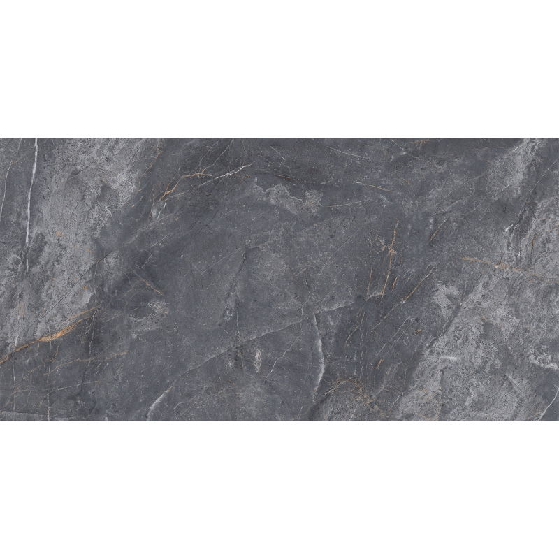 Mexen Walcey Charcoal rectified glazed stoneware tile sample G1, floor-wall tile, glossy - TL150-02-S