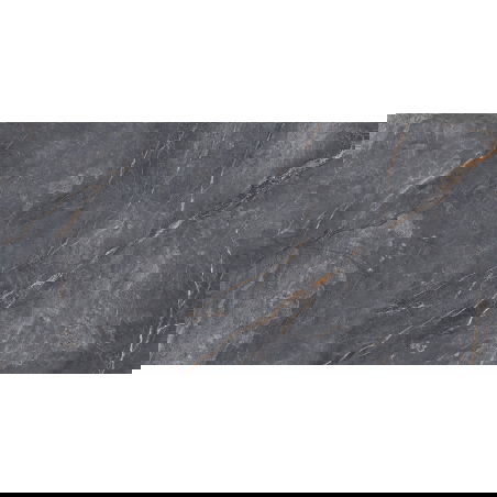 Mexen Walcey Charcoal rectified glazed stoneware tile sample G1, floor-wall tile, glossy - TL150-02-S