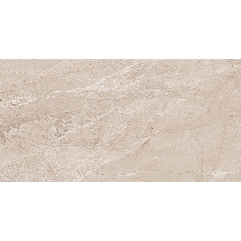 Mexen Homes Brown glazed porcelain stoneware sample rect. G1, floor-wall tile, glossy - TL151-01-S