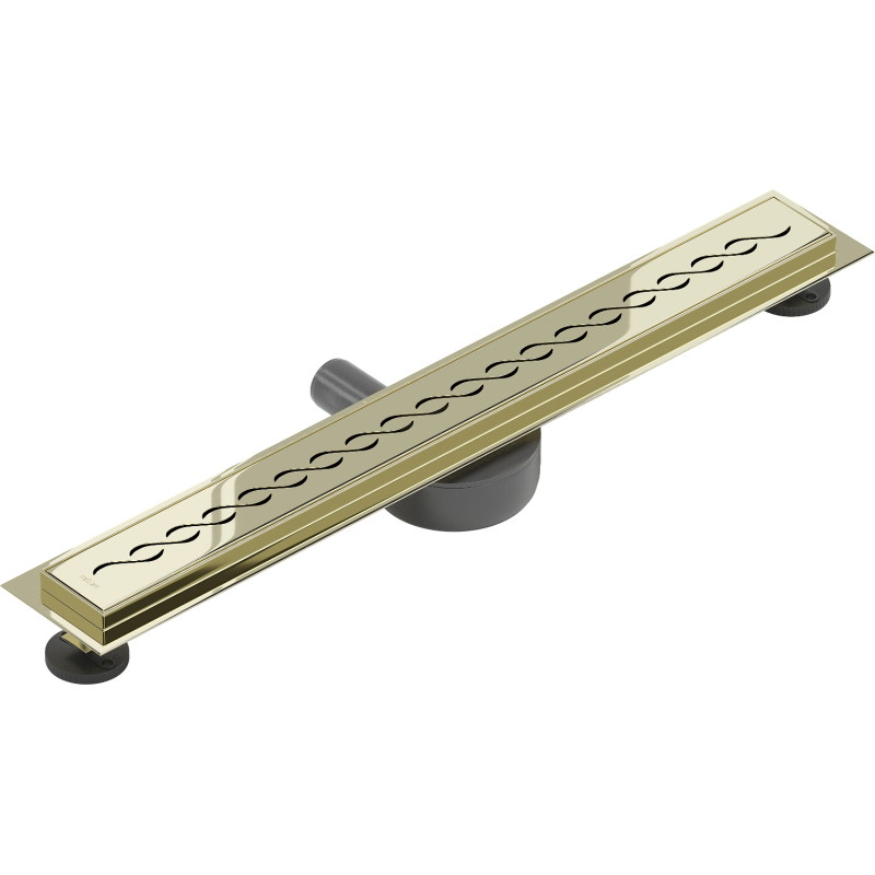 Mexen Flat 360° M18 Rotatable Linear Drain 50 cm, Gold - 1523050-40