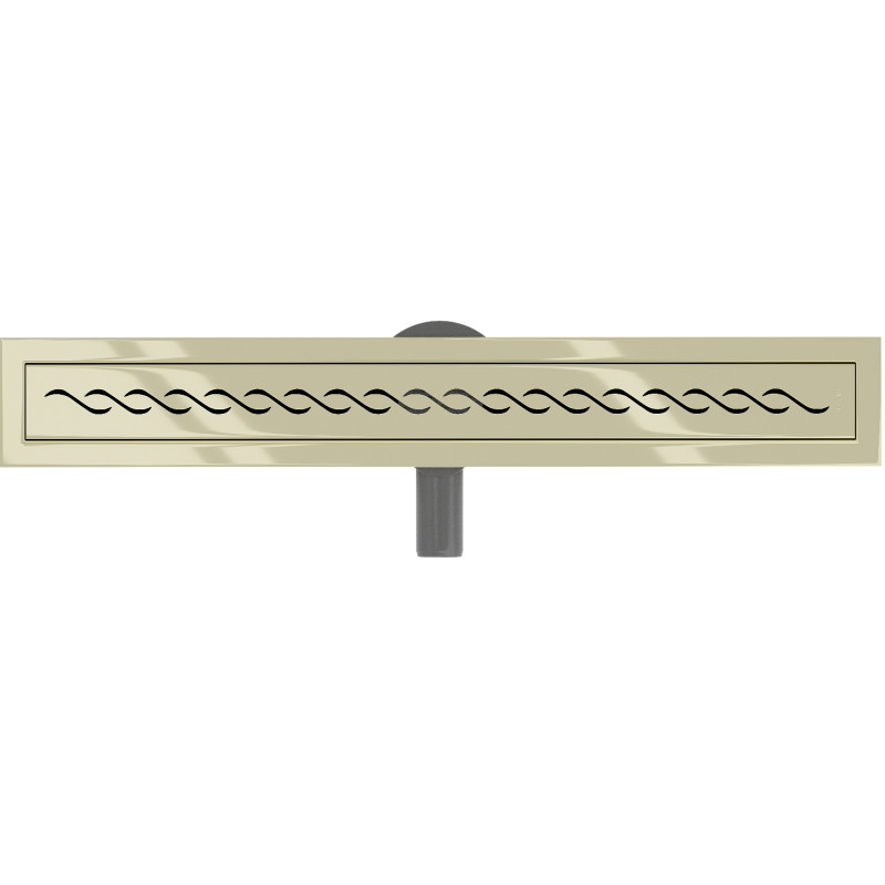 Mexen Flat 360° M18 Rotatable Linear Drain 50 cm, Gold - 1523050-40