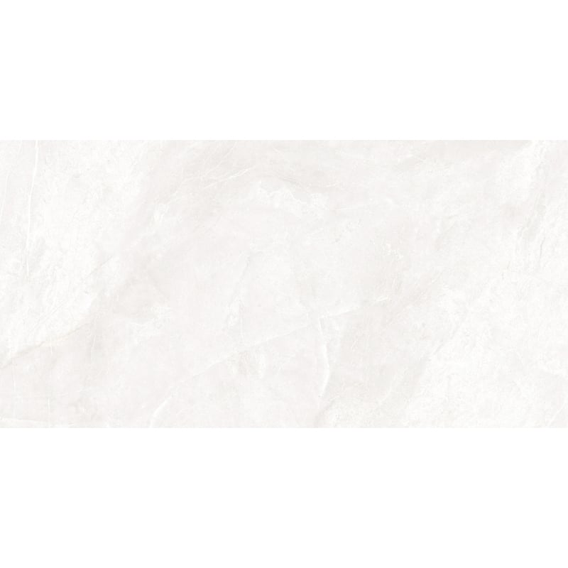 Mexen Walcey Bianco glazed rectified ceramic sample G1, floor-wall tile, gloss - TL150-00-S