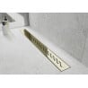 Mexen Flat 360° M18 70 cm Rotating Linear Drain, Gold - 1523070-40