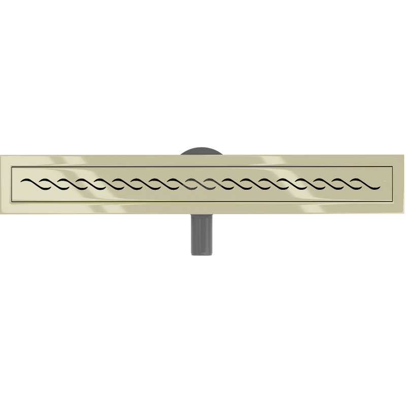 Mexen Flat 360° M18 70 cm Rotating Linear Drain, Gold - 1523070-40