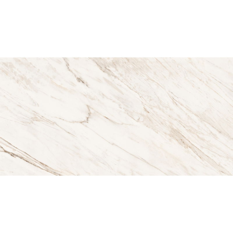 Mexen Angelo White glazed rectified porcelain stoneware sample G1, floor and wall tile, gloss - TL156-00-S