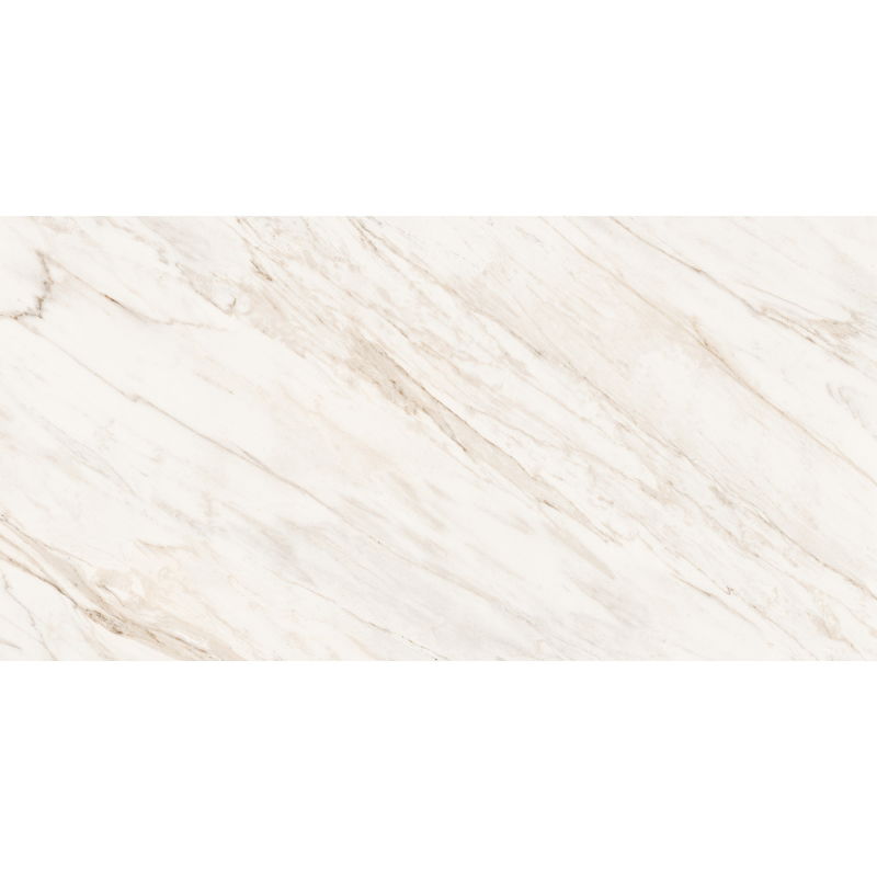 Mexen Angelo White glazed rectified porcelain stoneware sample G1, floor and wall tile, gloss - TL156-00-S
