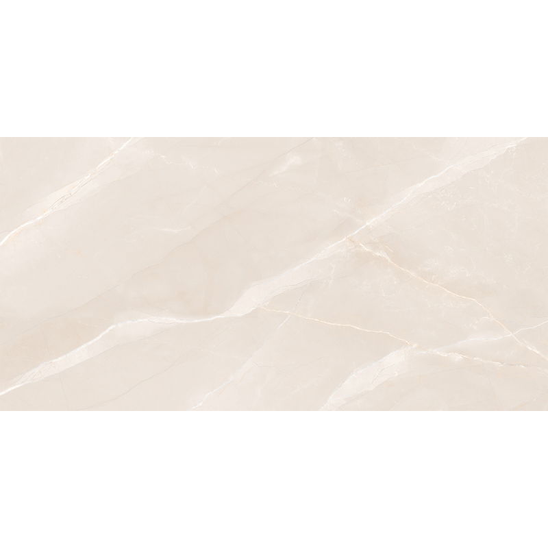 Mexen Atlas Beige Glossy Rectified Glazed Porcelain Tile Sample, Floor-Wall Tile - TL162-01-S