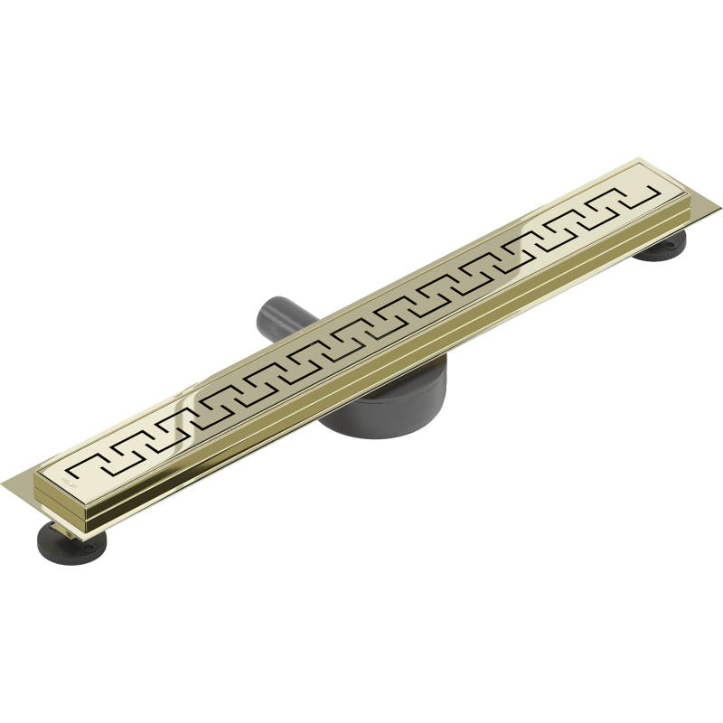 Mexen Flat 360° M15 Linear Rotating Drain 50 cm, Gold - 1524050-40