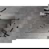 Mexen Mist H Duo swing shower cabin 85 x 120 cm, transparent, black - 8A5-085L-120P-70-00