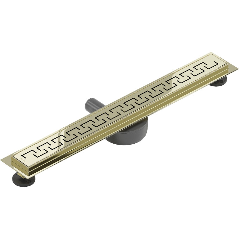 Mexen Flat 360° M15 Linear Rotating Drain 60 cm, Gold - 1524060-40