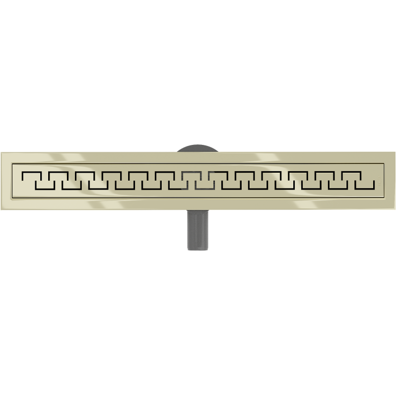 Mexen Flat 360° M15 Rotating Linear Drain 70 cm, Gold - 1524070-40