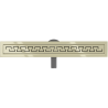 Mexen Flat 360° M15 70 cm Rotating Linear Drain, Gold - 1524070-40