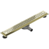 Mexen Flat 360° M15 70 cm Rotating Linear Drain, Gold - 1524070-40