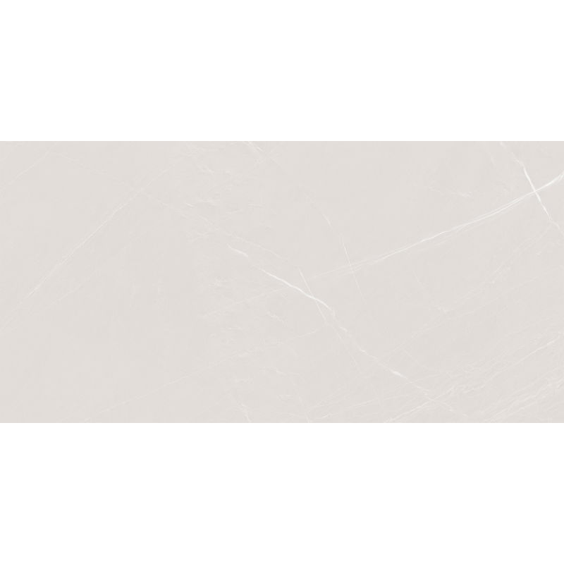 Mexen Windsar White sample of rectified glazed porcelain stoneware, floor-wall tile, gloss - TL164-02-S