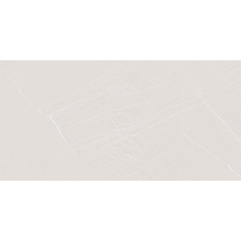 Mexen Windsar White sample of rectified glazed porcelain stoneware, floor-wall tile, gloss - TL164-02-S